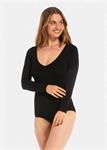 Bamboo Bodysuit - Slimbody - Zwart  Kies Uw maat : S, Kies u