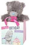 Birthday gift bag MTY 13 cm 6 stuks