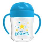 Dr Browns Drinkbeker blauw 180ml zachte tuit