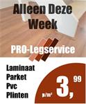 Laminaat laten leggen leggers Utrecht 3,99 p/m2