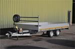 Eduard P4 plateauwagen met rijplaten (405x200) 3000kg  aanha