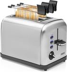 Princess 142354 - Compacte broodrooster – Zilver - ontdooi-