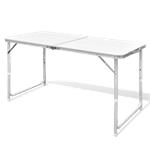 vidaXL Table pliable de camping Hauteur réglable Aluminium 1