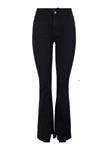 Pieces PCPEGGY HW FLARED SLIT JEANS BC zwart 17126256 XS