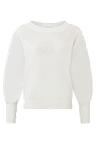 YaYa Pointelle sweater ls WOOL WHITE 01-000182-302 XS