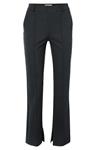 YaYa Flare trousers with slit zwart 01-309003-207 36