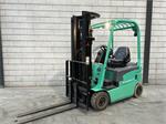 2007 Mitsubishi FB18N elektrische heftruck, triplex mast, 1800kg 487cm side-shift