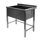 Spoeltafel 1200x700x900 mm | met grote spoelbak