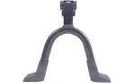 Standaard Edge Double 2-poot 28 - 30cm - Zwart Aluminium