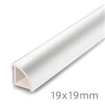 Ultra White Plint Kwartrond PVC