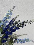 Delphinium boeket - blauw - 120cm - kunstbloemen -
