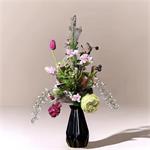 Tulpen boeket - kunstboeket - zijden bloemen - roze - 45cm -