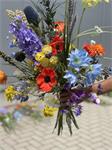 Plukboeket - Zijden veldbloemen - 70cm - Veld bloemen