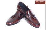 Leren Schoenen Sam Denim 102 Bordeaux