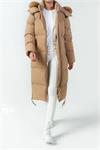 Dames Winter Jas 7535 Camel
