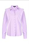 Travel Blouse Uni Lila 2232