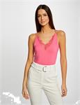 Top With Lace 231-DASKI Rose-Fluo