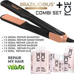 BRAZILICIOUS Titanium & Gold 48K Therapy 250 º + 6 Producten Repair My Hair