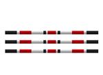 Hindernissen | Houten balken | rood - zwart