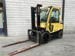 2008 Hyster H3.0FT LPG heftruck, 3000kg, 300cm, cabine, vorkenspreider luchtbanden