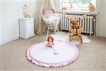 Speelmat met ruches Soft Light Pink Light pink