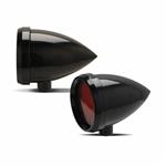 Arlen Ness Marker Light Speeding Bullet Zwart Rood
