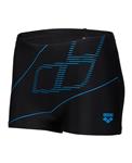 Arena B Swim Short Logo black-turquoise 14-15