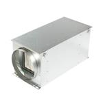 Luchtfilterbox met verwarmingsbatterij | Ø 125 mm