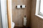 DUBBELE TOILETROLHOUDER ZWART