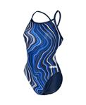 Arena W Swimsuit Challenge Back Marbled navy-navymulti 36