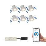 Smart LED Verlichting Overkapping Monno Set 6