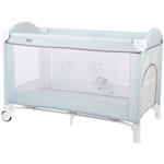 FreeON Campingbed - Reisbed met kruipluik en wieltjes - Olifant - Mint