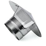 Regenkap met gaas 450 mm