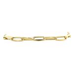 Gouden closed for ever armband 20 cm 14 krt  €975