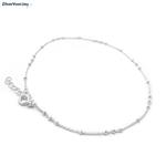 925 Zilveren mini bal enkelketting