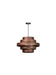 Hanglamp Blagoon Walnut Maat 50x50x35 cm