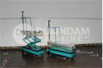 Berg electro buisrailwagen met dubbele hydraulische schaar, 42,5 cm spoor