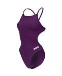 Arena W Team Swimsuit Challenge Solid plum-white 36