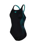 Arena W Swimsuit Swim Pro Back Graphic black-martinica 38