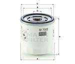 MANN Filter Oliefilter W 7008