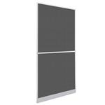 vidaXL Hordeur met scharnieren 100x215 cm wit