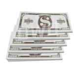 Money gun geld pistool cash cannon - geld biljetten - 1000 dollar - 250 briefjes