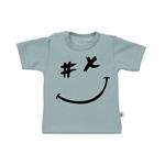 T-Shirt #X blij gezicht