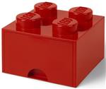 Lego Opberglade Brick 4 Rood