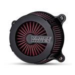 Vance & Hines VO2 Cage Fighter Air Cleaner Kit - Mat Zwart (