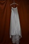 Online Veiling: Dere Kiang trouwjurk, strapless  - maat 10