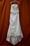 Online Veiling: Trouwjurk, strapless - model K118 - maat 38