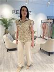 Top Isabelle REB-12117 Beige Groen