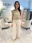 Broek Indy REB-17175 Beige