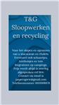 T&G stacaravan sloopwerken en recycling